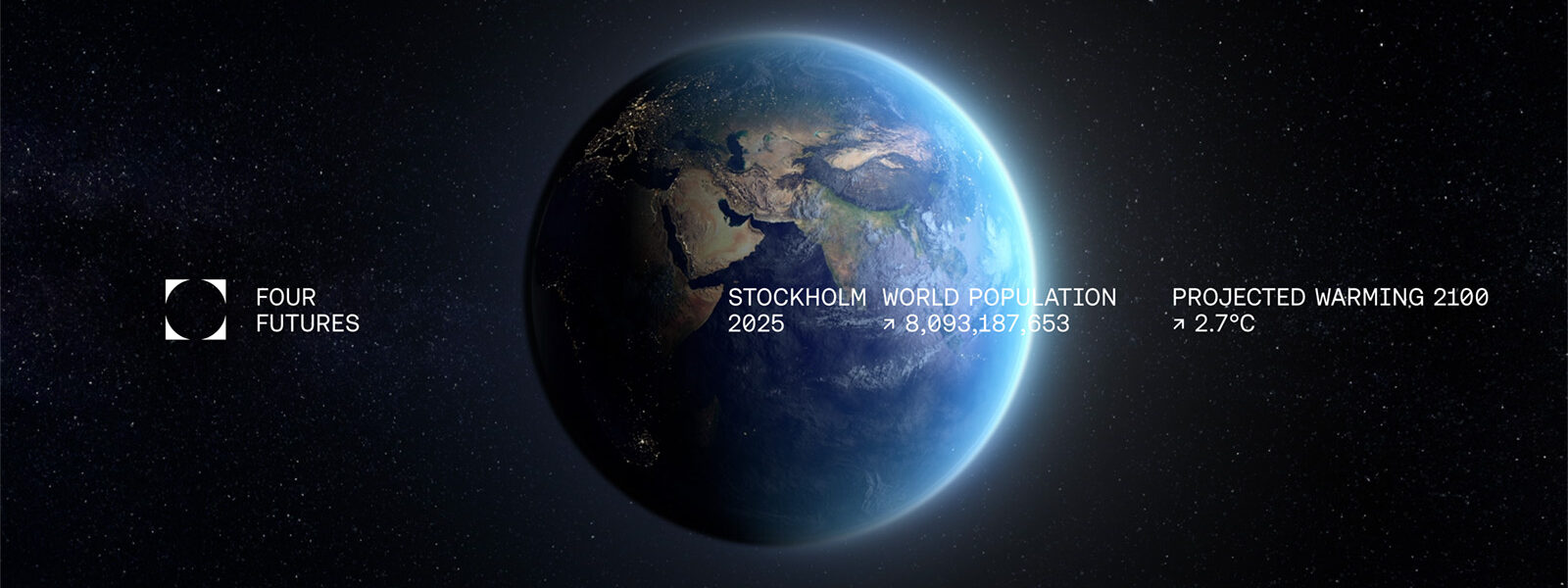 Jorden med svart bakgrund